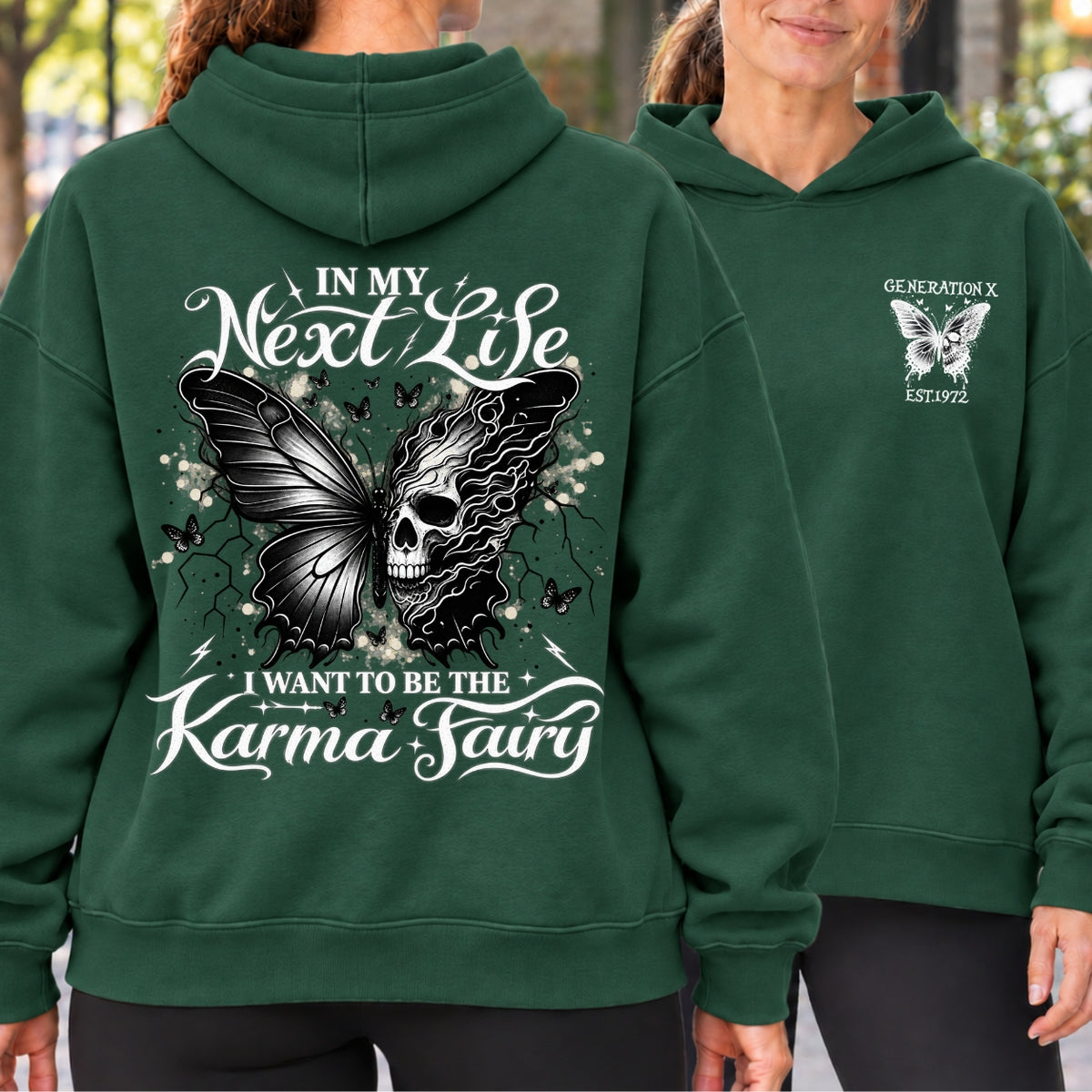 Karma Fairy Skull Butterfly Custom Generation Shirts