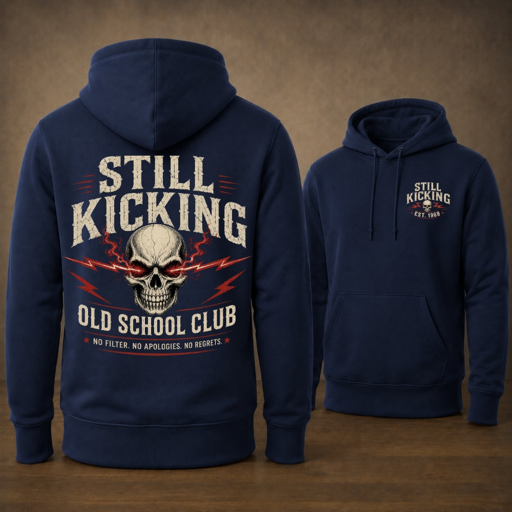 Still Kicking Old School Club Unisex Hoodie