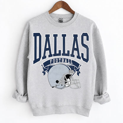 Vintage City Football Game Crewneck Unisex Sweatshirt