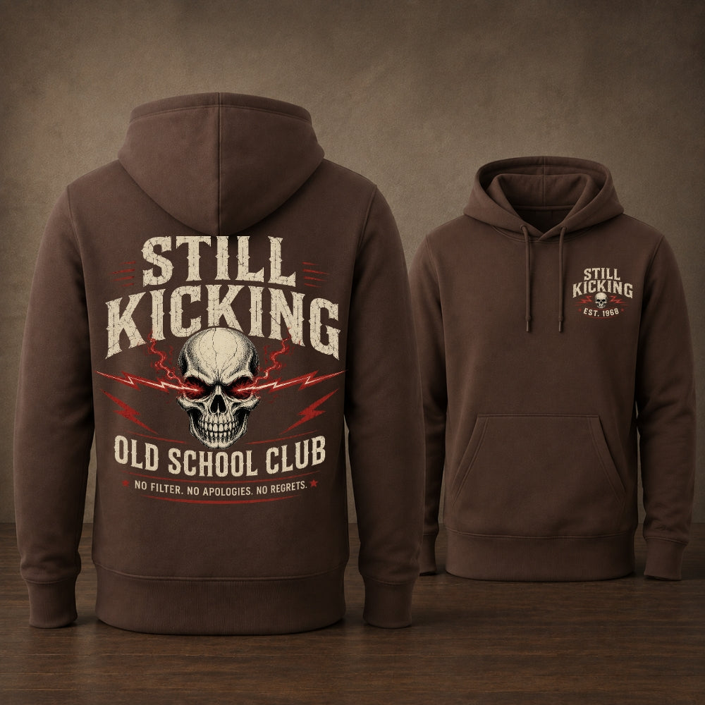 Still Kicking Old School Club Unisex Hoodie