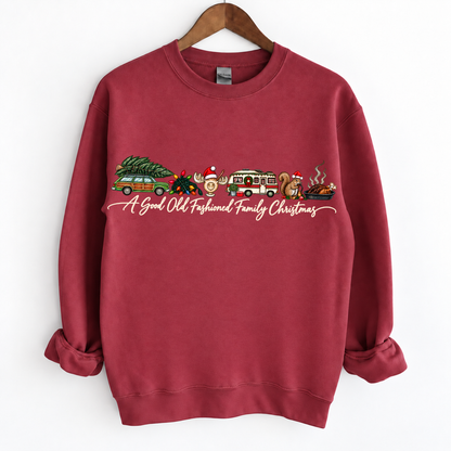 A Good Old Fashioned Family Christmas Sweatshirt