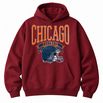 Vintage City Football Game Hoodie Unisex Sweatshirt