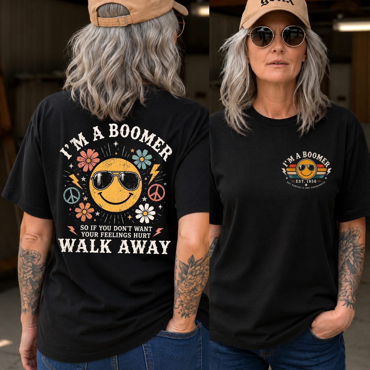 Personalized I Am A Boomer Woman's  EST Shirts