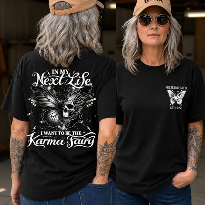 Karma Fairy Skull Butterfly Custom Generation Shirts