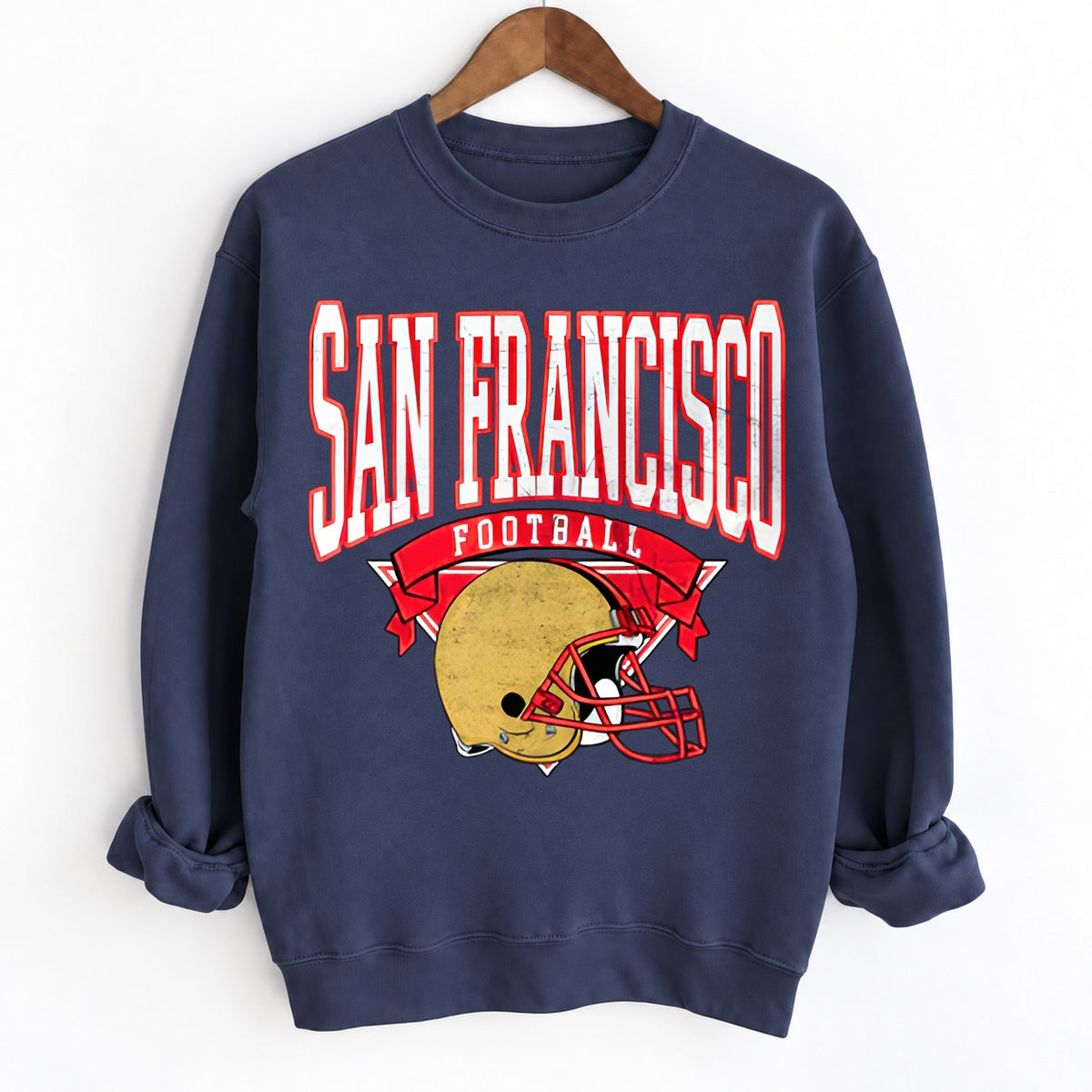 Vintage City Football Game Crewneck Unisex Sweatshirt