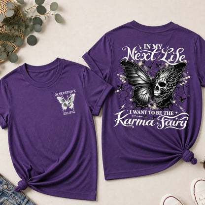 Karma Fairy Skull Butterfly Custom Generation Shirts