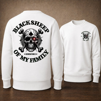 Black Sheep Of My Family Gen X Custom Year Crewneck