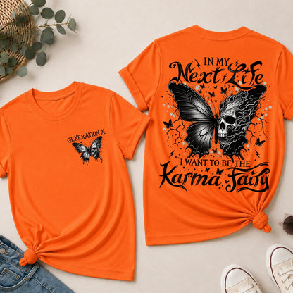 Karma Fairy Skull Butterfly Custom Generation Shirts