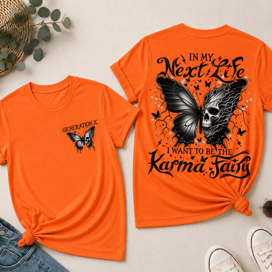 Karma Fairy Skull Butterfly Custom Generation Shirts