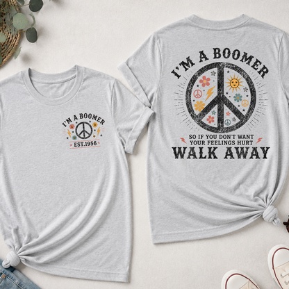 I Am A Boomer Peace Sign Woman's  EST Shirts
