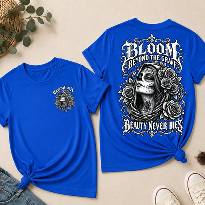 Personalized Beauty Never Dies Skull Graphic Shirt