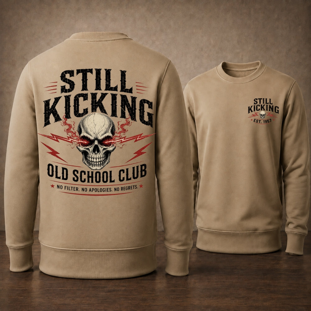 Still Kicking Old School Club Unisex Sweatshirt
