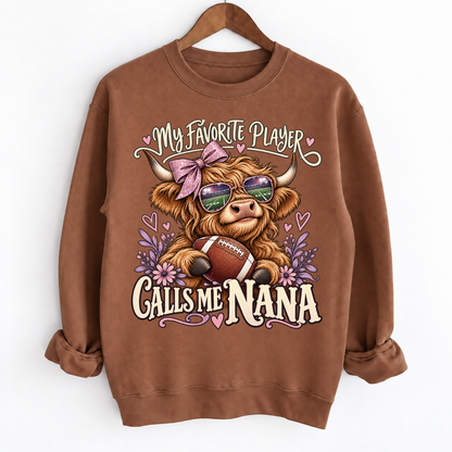 My Favorite Player Calls Me Mom / Nana Custom Sweatshirt