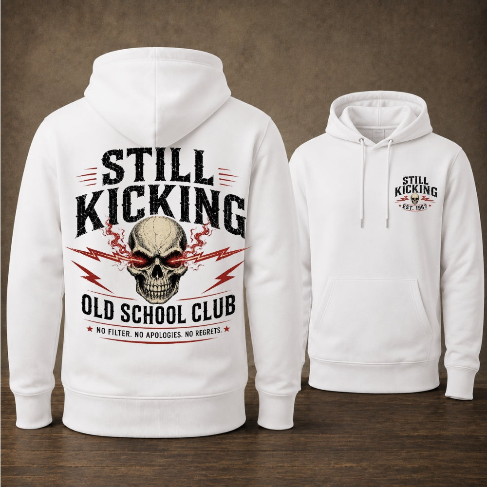 Still Kicking Old School Club Unisex Hoodie