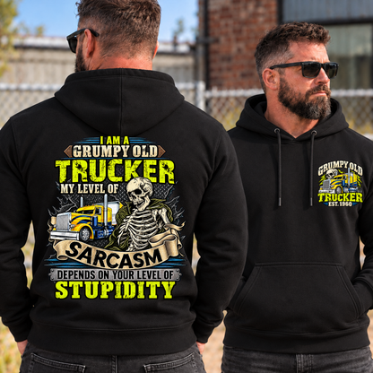 Personalized Grumpy Old Trucker Sarcasm EST Shirts