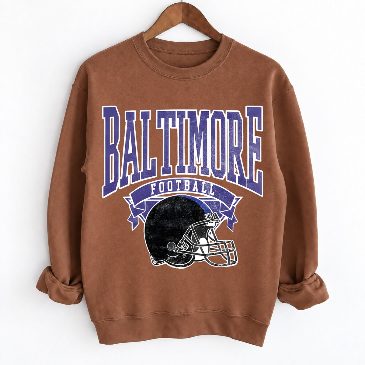 Vintage City Football Game Crewneck Unisex Sweatshirt