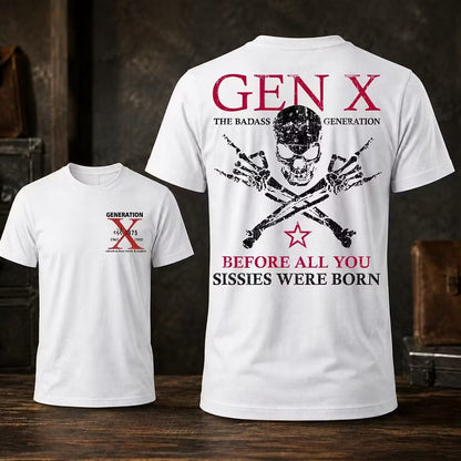 The Badass Generation X Personalized Year T-Shirt