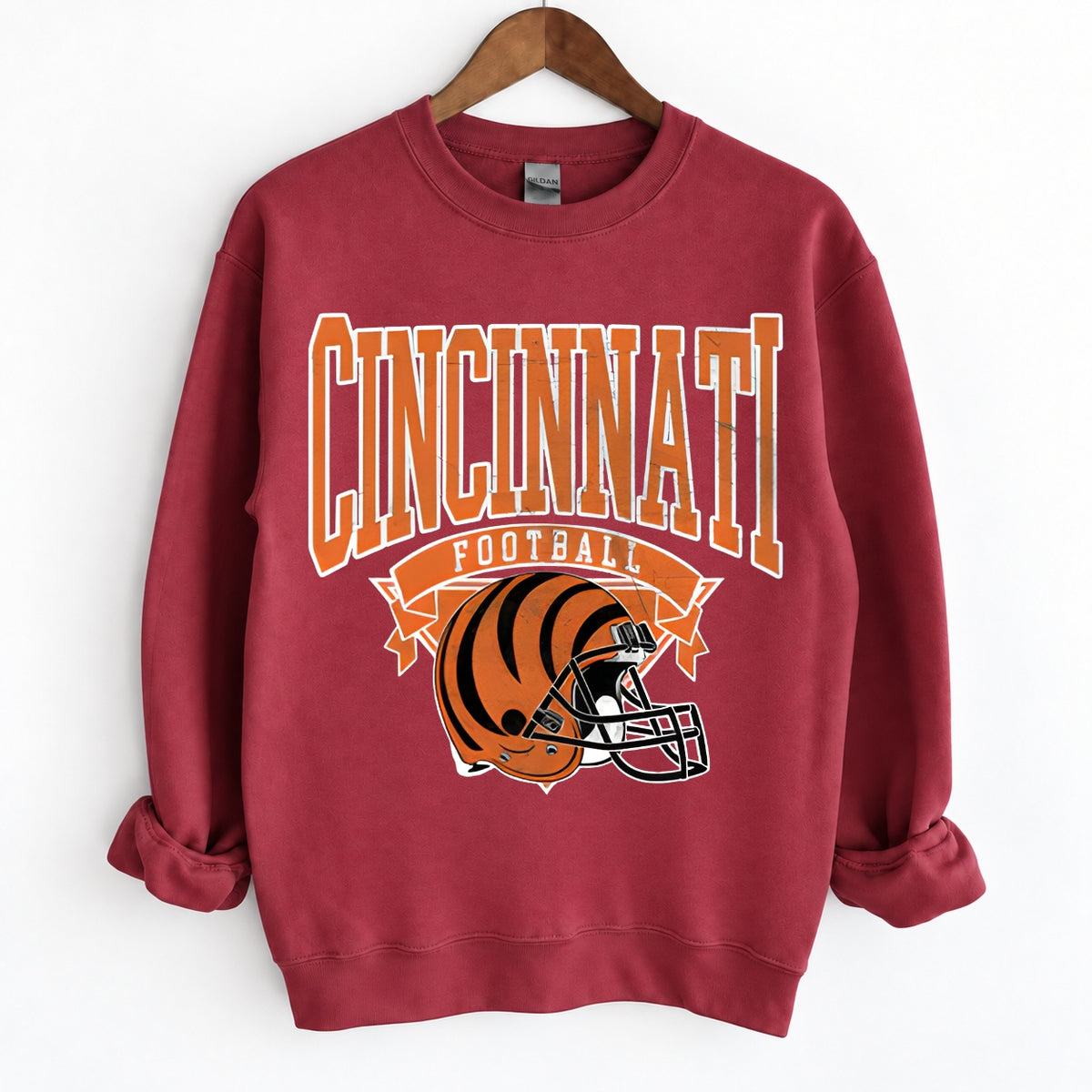 Vintage City Football Game Crewneck Unisex Sweatshirt