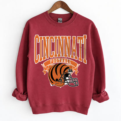 Vintage City Football Game Crewneck Unisex Sweatshirt