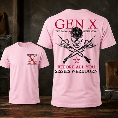 The Badass Generation X Personalized Year T-Shirt