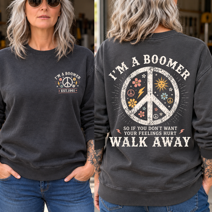 I Am A Boomer Peace Sign Woman's  EST Shirts