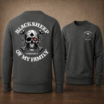 Black Sheep Of My Family Gen X Custom Year Crewneck