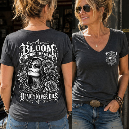 Personalized Beauty Never Dies Skull Graphic Shirt