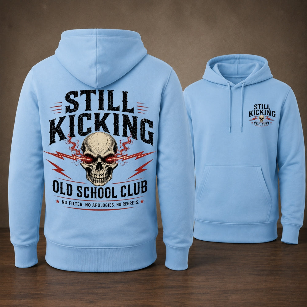 Still Kicking Old School Club Unisex Hoodie