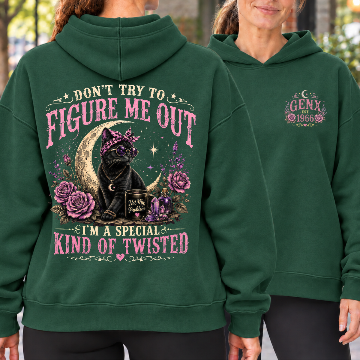 Don’t Try To Figure Me Out Cat EST Shirts