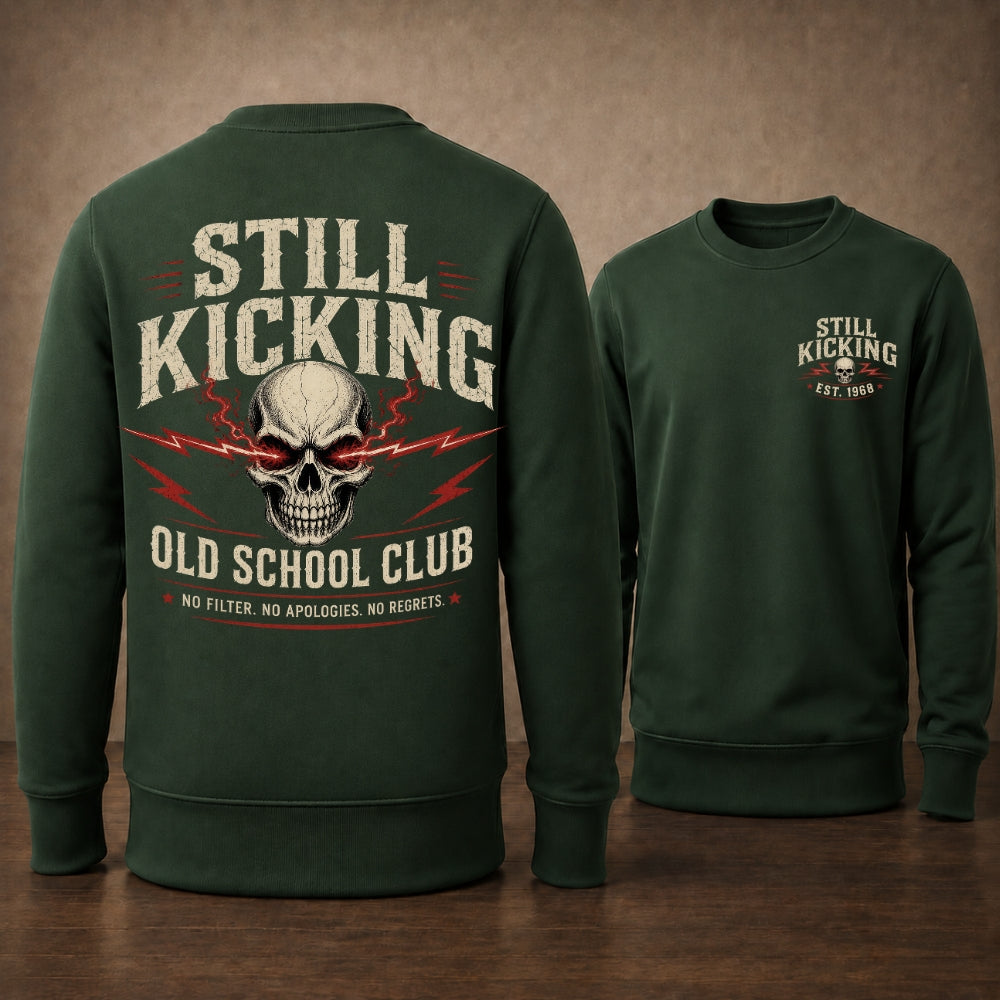Still Kicking Old School Club Unisex Sweatshirt