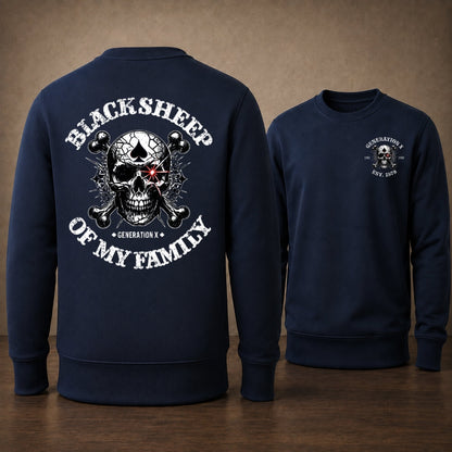 Black Sheep Of My Family Gen X Custom Year Crewneck