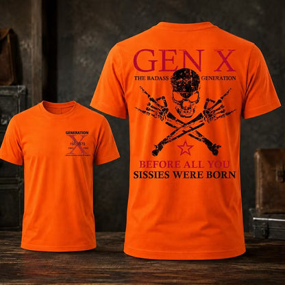 The Badass Generation X Personalized Year T-Shirt