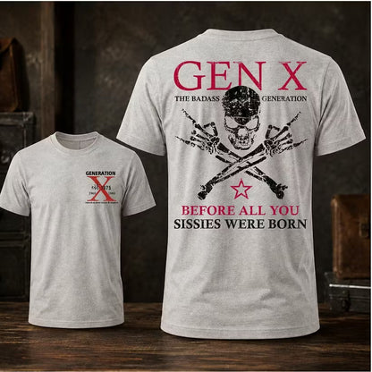 The Badass Generation X Personalized Year T-Shirt