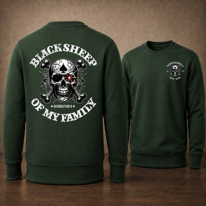 Black Sheep Of My Family Gen X Custom Year Crewneck