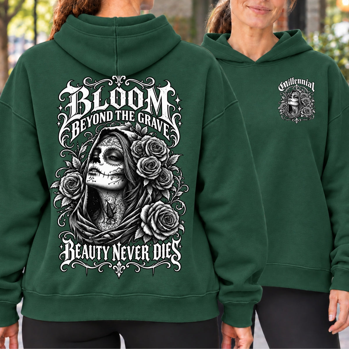 Personalized Beauty Never Dies Skull Graphic Shirt