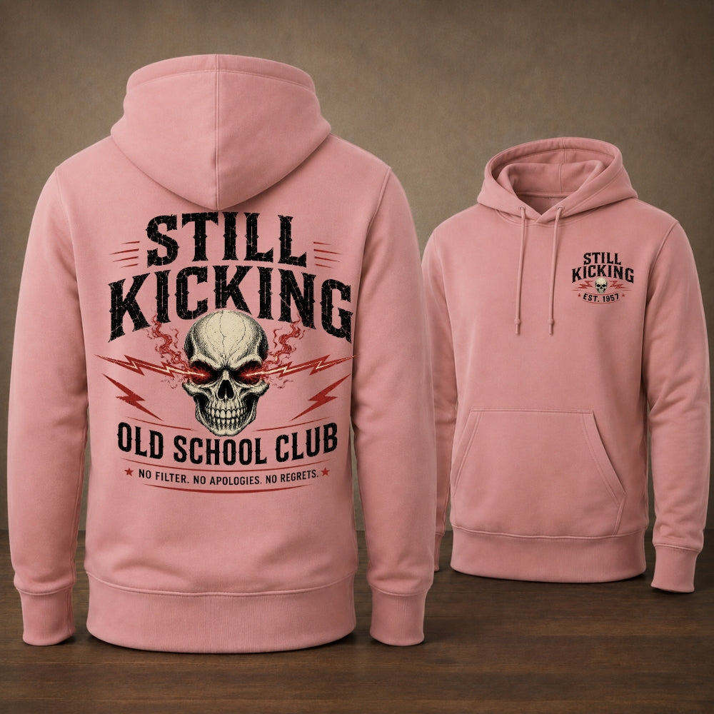 Still Kicking Old School Club Unisex Hoodie