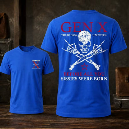 The Badass Generation X Personalized Year T-Shirt